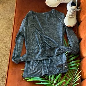 Ruched Lululemon Long sleeve.